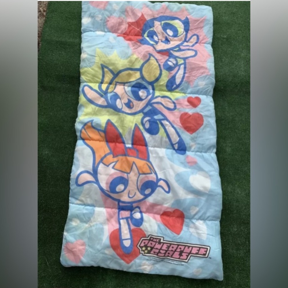 Vintage Powerpuff Girls Sleeping Bag & Pillow Case